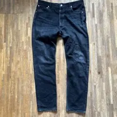 雨天値下　Lideal ブラックジーンズ　Made in Japan 31インチ
