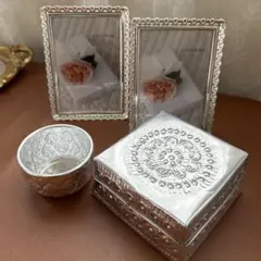 シルバー雑貨4点セット　送料込 ラドンナ　バリ手打ち細工　タイ雑貨