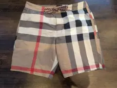 ★BURBERRY★チェック ドローコード スイムショーツＬ★水着