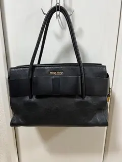 miu miu マドラスフィオッコ リボン バッグ