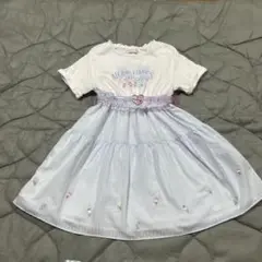 メゾピアノ　ワンピース　アイスクリーム　120