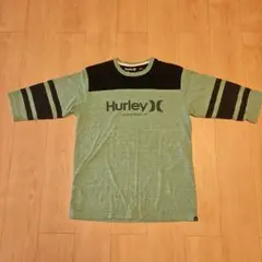 Hurley 七分袖カットソー グリーン/ブラック