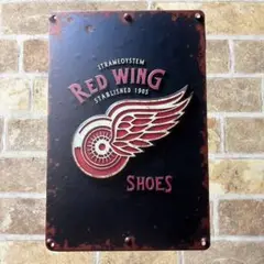red wing レッドウイング　ブリキ看板 アメリカン雑貨 USA世田谷ベース