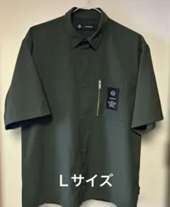 GU×UNDERCOVER シャツ 半袖　カーキ　Ｌサイズ