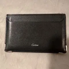 Cartier 黒 レザー カードケース