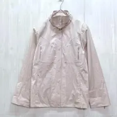 FROHLICH ハイネックブルゾン　光沢ピンク　L