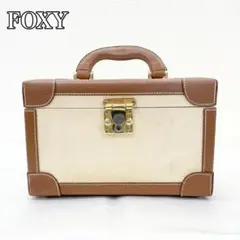 美品 フォクシー バニティバッグ 化粧バッグ 小物入れ ケース