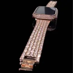 FR◯Apple Watchステンレスバンドアップルウォッチキラキラカバーケース