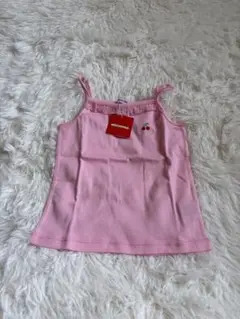 ⭐️新品⭐️❣️ミキハウス ❣️さくらんぼ刺繍キャミソール 120