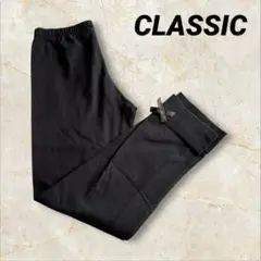 Elfindoll Classic 黒 リボン付き スパッツ 130 無地