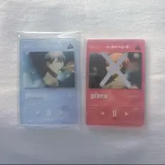 ギヴン 佐藤真冬 上ノ山立夏 スマイルベースカフェ アクリルカード