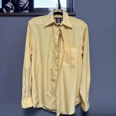 ヴィンテージ イエロー ボタンアップシャツ 39/40