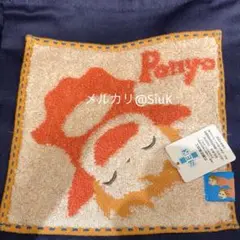 ジブリパーク　限定　崖の上のポニョ　豆タオル　タオル　ハンカチ　新品タグ付き