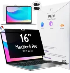 Macbook Pro 16 マグネット覗き見防止フィルム、取り外し可能 新品