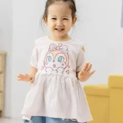 アンパンマンキッズコレクションTシャツドキンちゃんピンク100サイズ綿100