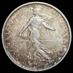 【極美品/未使用】 フランス 1965年 5フラン 種を蒔く人 銀貨 1978 フランス 種を蒔く女神 5フラン ピエフォー 金貨 プルーフ