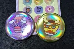 仮面ライダーガヴ サンリオ どっプリン ポッピングミ ゴチゾウ 缶バッジ