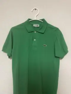 デッドストック品 80s フレンチラコステ L1212 3 ポロシャツ 緑