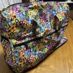 花柄　旅行バック、サブバッグ、キャリーオンバック