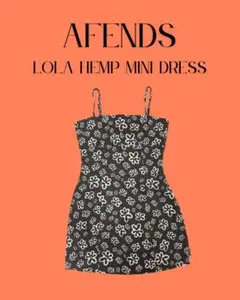 AFENDS LOLA HEMP MINI DRESS