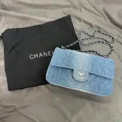 CHANEL デニム キルティング ショルダーバッグ