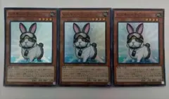 遊戯王 レスキューラビット スーパーレア 3枚