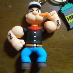 ポパイ ストラップ付きフィギュア