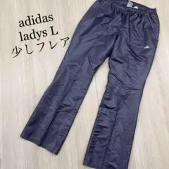 adidas アディダス レディース ナイロン パンツ L ムラサキ