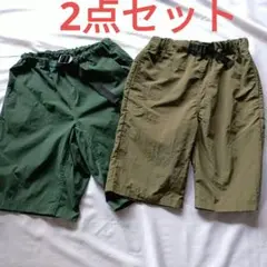 キッズハーフパンツ　短パン150・160サイズ　2枚セットdev!rock