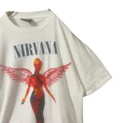 NIRVANA IN UTERO ニルヴァーナ インウテロ ホワイト Tシャツ