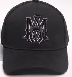 AMIRI ブラック トラッカーキャップ