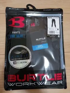 BURTLE 4073 エアーフィットパンツ　ブラック M バートル