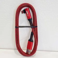 Type-C ケーブル タイプシーケーブル 充電ケーブル レッド 充電器