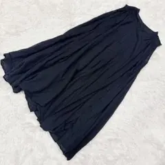 cepo セポ シャツ ロング ノースリーブ ワンピース ブラック