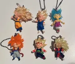 ドラゴンボール UDM キーホルダー マスコット　　6個セット