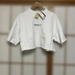 RVCA ホワイト クロプッド半袖トップス　新品タグ付　定価8100円
