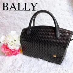 BALLY バリー ハンドバッグ イントレチャート ロゴ金具 レザー