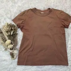 UNIQLO クルーネック　Tシャツ　チャコール　Lサイズ　綿100%