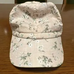 H&M 花柄ピンク帽子 2T/6M キャップ