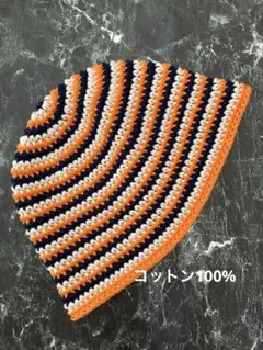 クラッシャーハットバケットハットクロシェハットコットン