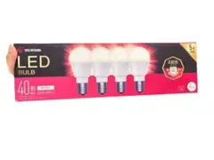 アイリスオーヤマ　LEDBULB 4個セット　広配光タイプ　E17 40形
