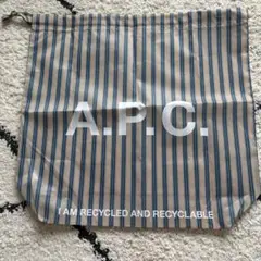 A.P.C.アーペーセー エコバッグ ショッパー袋 巾着　大
