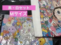 ユニクロ　ラブブ　Ｔシャツ　Mサイズ　ホワイト　ブラック　２枚　セット
