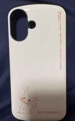 iPhone16用　スマホケース　傷有り　ポケモン　ミミッキュ