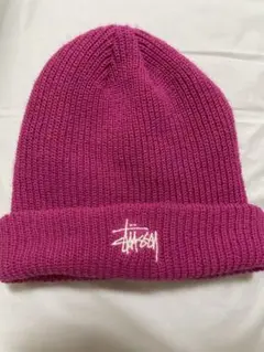 【レア】【海外限定】STUSSY ステューシー ビーニー ニット帽子 レディース