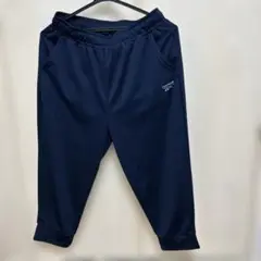 （リーボック）スポーツズボン　ネイビー 　七分丈サイズ　:L