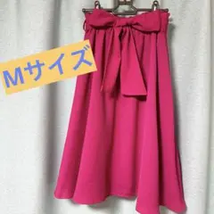 ウエストリボンフレアスカート