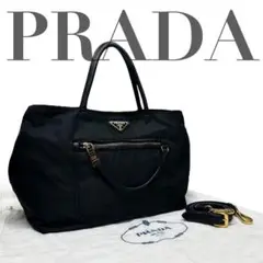 美品 プラダ PRADA 2way 0843 ショルダーバッグ
