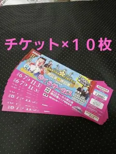 さくらサーカス 特別招待券 2025年　１０枚