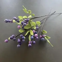 クレイフラワー　ブルーベリー